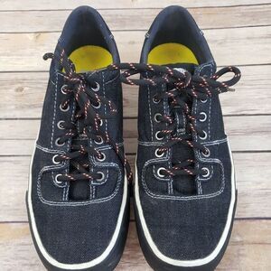 Diesel denim s flip low lace up low top.shoes
